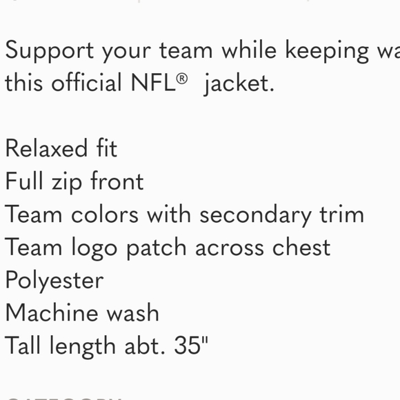 NFL® TRACK JACKET GREEN BAY PACKERS 2XLT - Picture 3 of 3